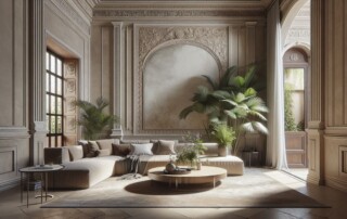 durable lime plaster wall finish for interiors