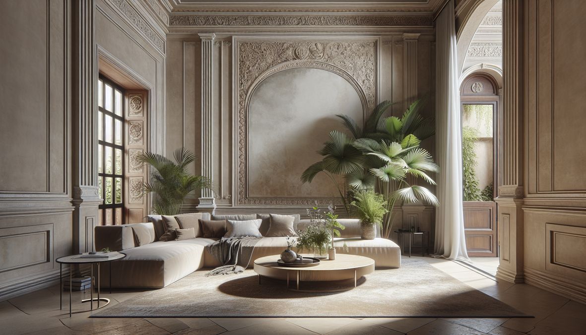 durable lime plaster wall finish for interiors