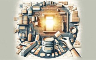 how to apply limewash paint to brick