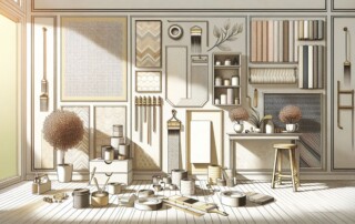 how to create a budget-friendly accent wall