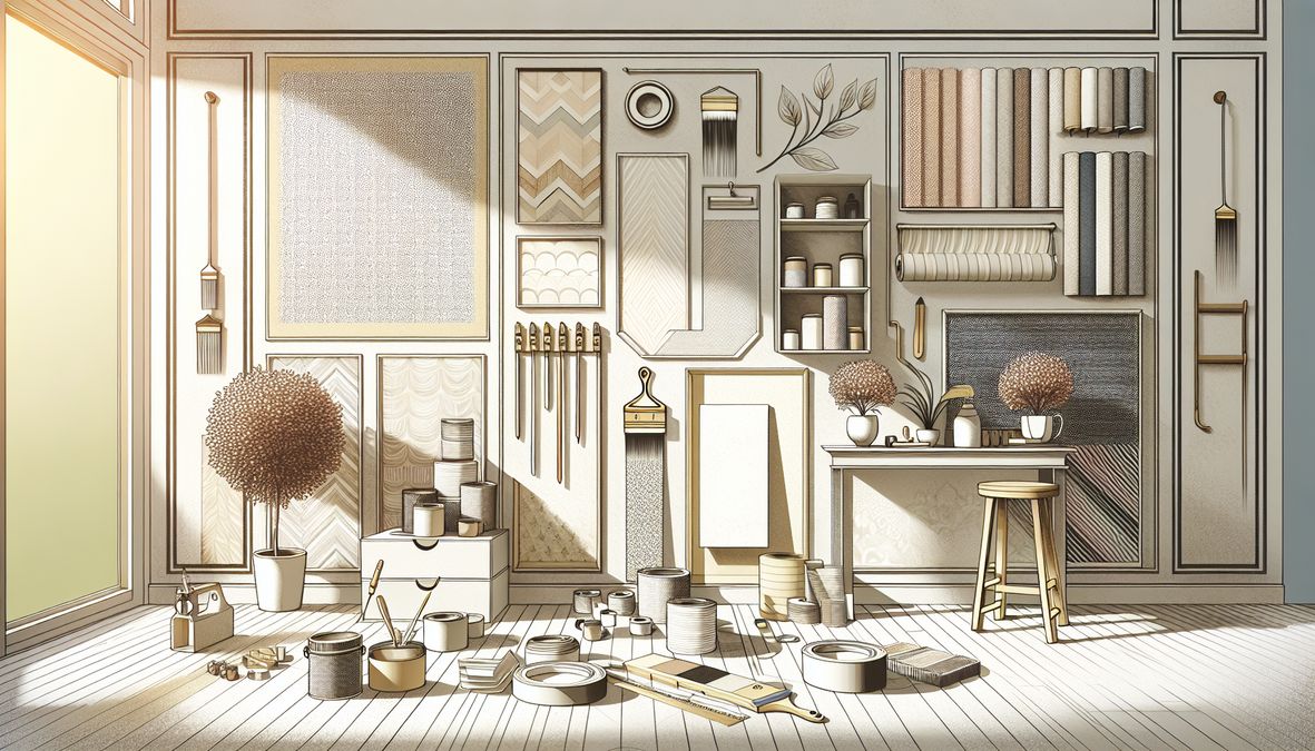 how to create a budget-friendly accent wall