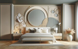 modern decorative wall paint ideas for bedrooms