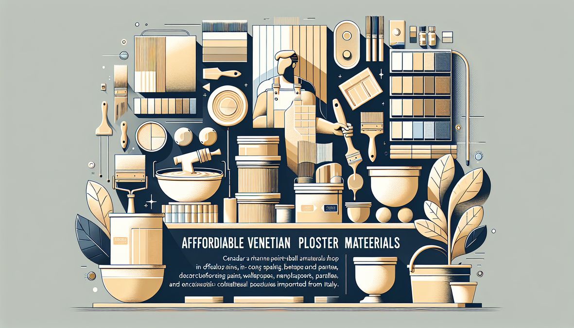 affordable venetian plaster materials Canada 2026