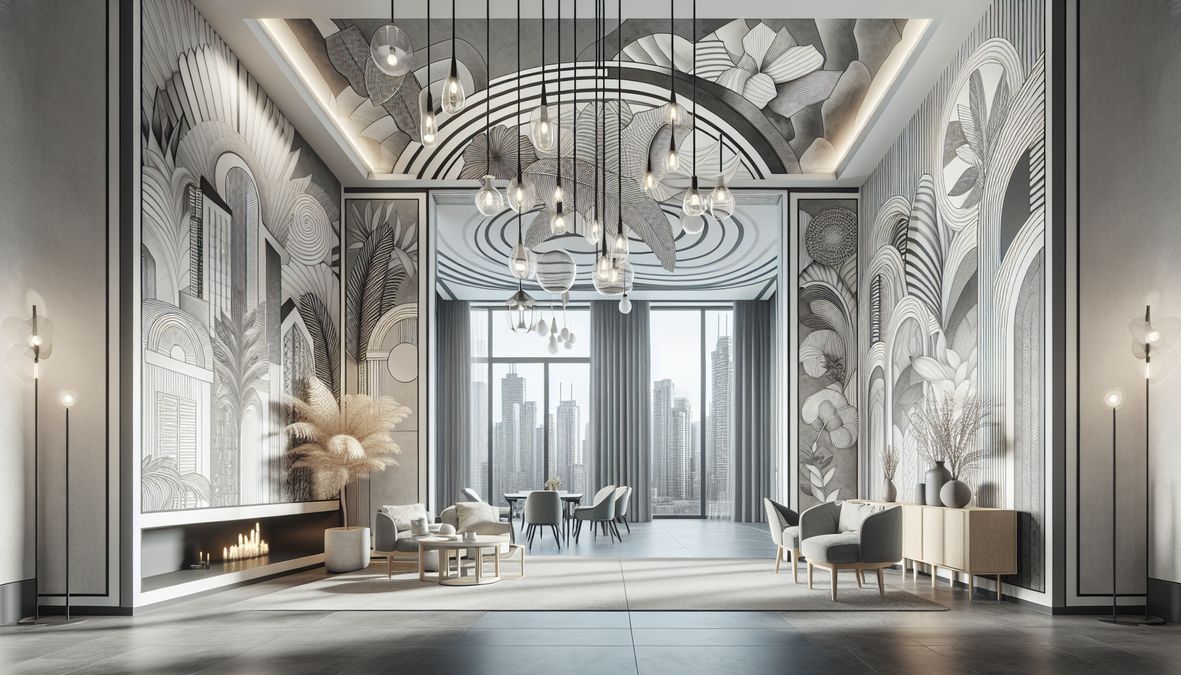 modern wallpaper styles for Toronto Canadian apartments