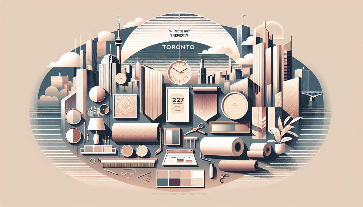 where to buy trendy wallpaper in Toronto 2026