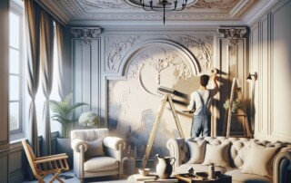 how to apply venetian plaster over painted walls in Toronto