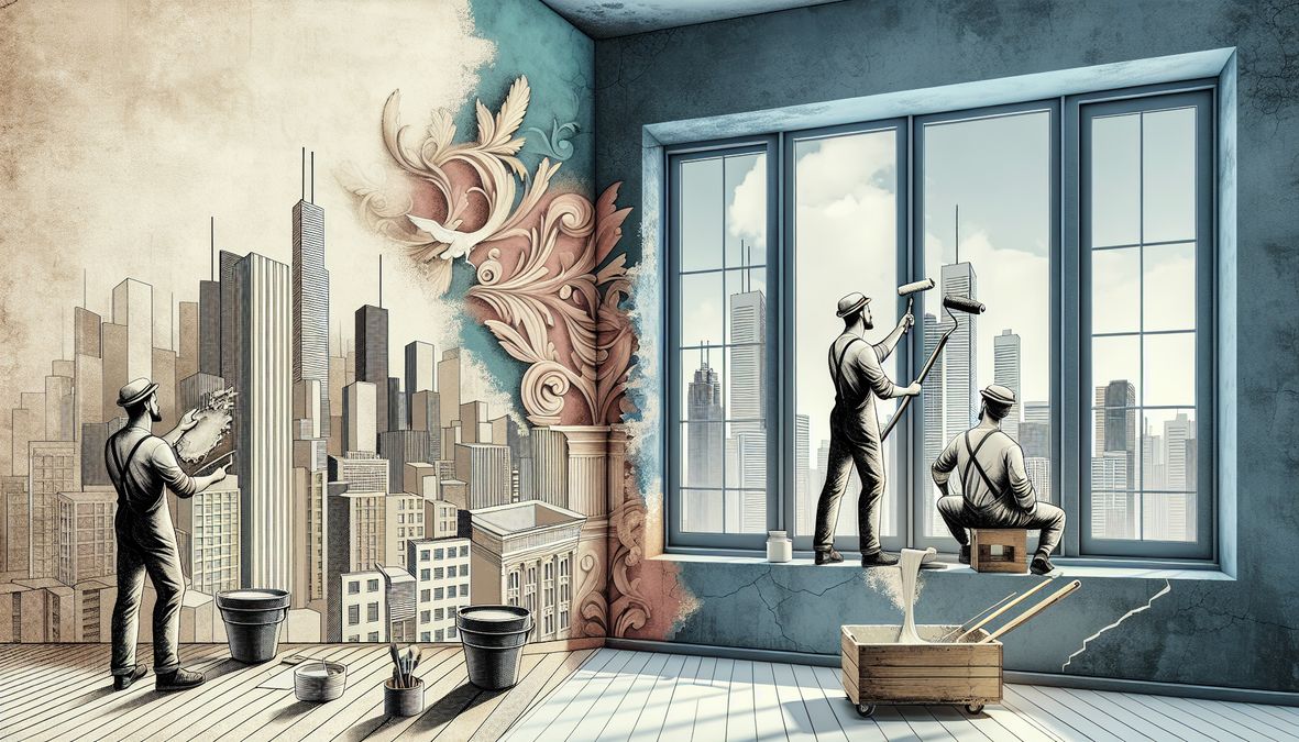 how to apply venetian plaster over painted walls in Toronto