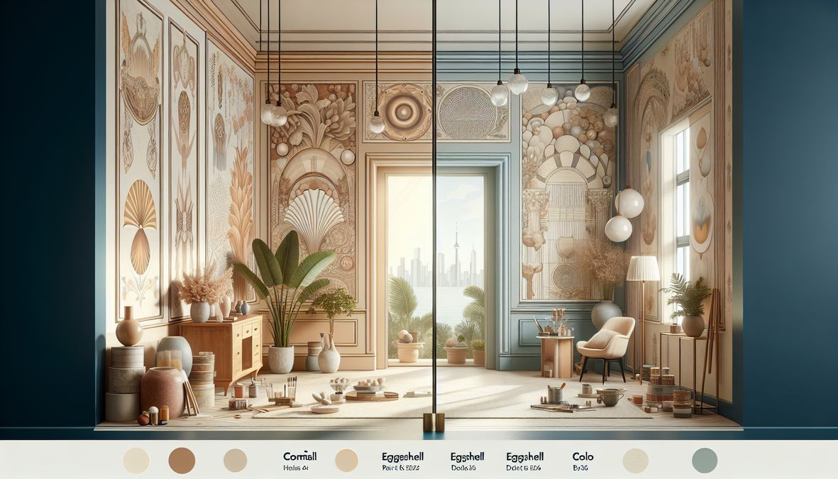 Matt vs eggshell paint finish for walls in Toronto 2026