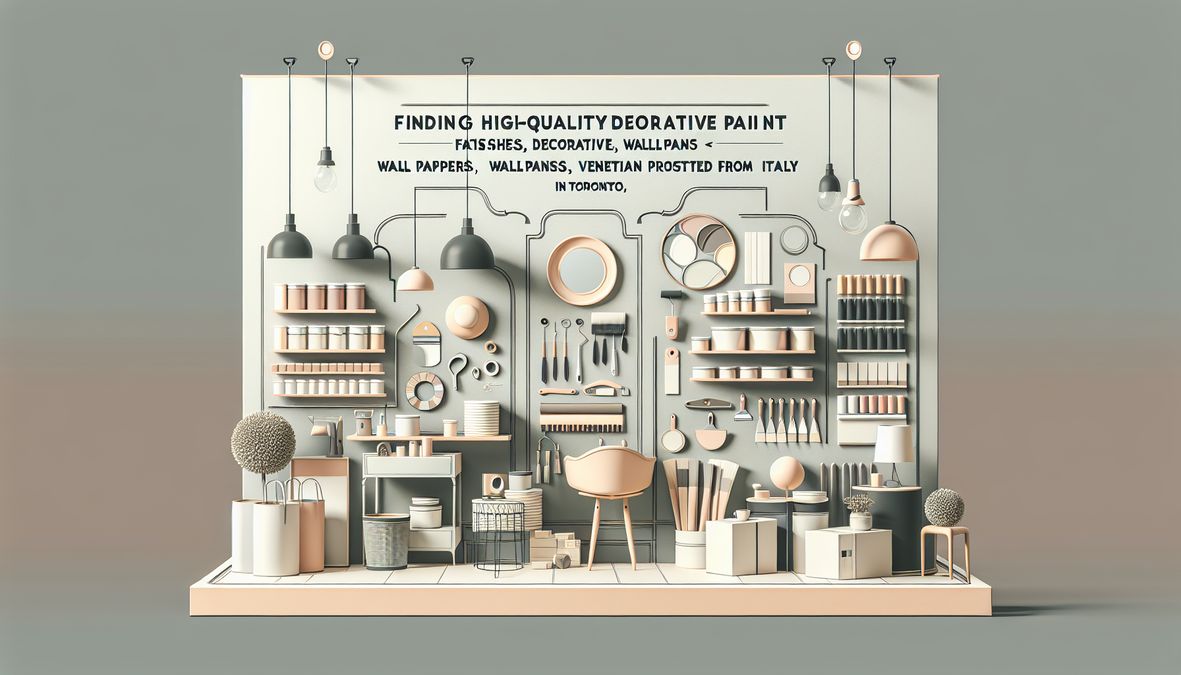 where to find high-quality decorative paint in Toronto Canada