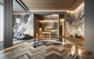 Eco-friendly Marmorino Venetian Plaster finishes for modern homes