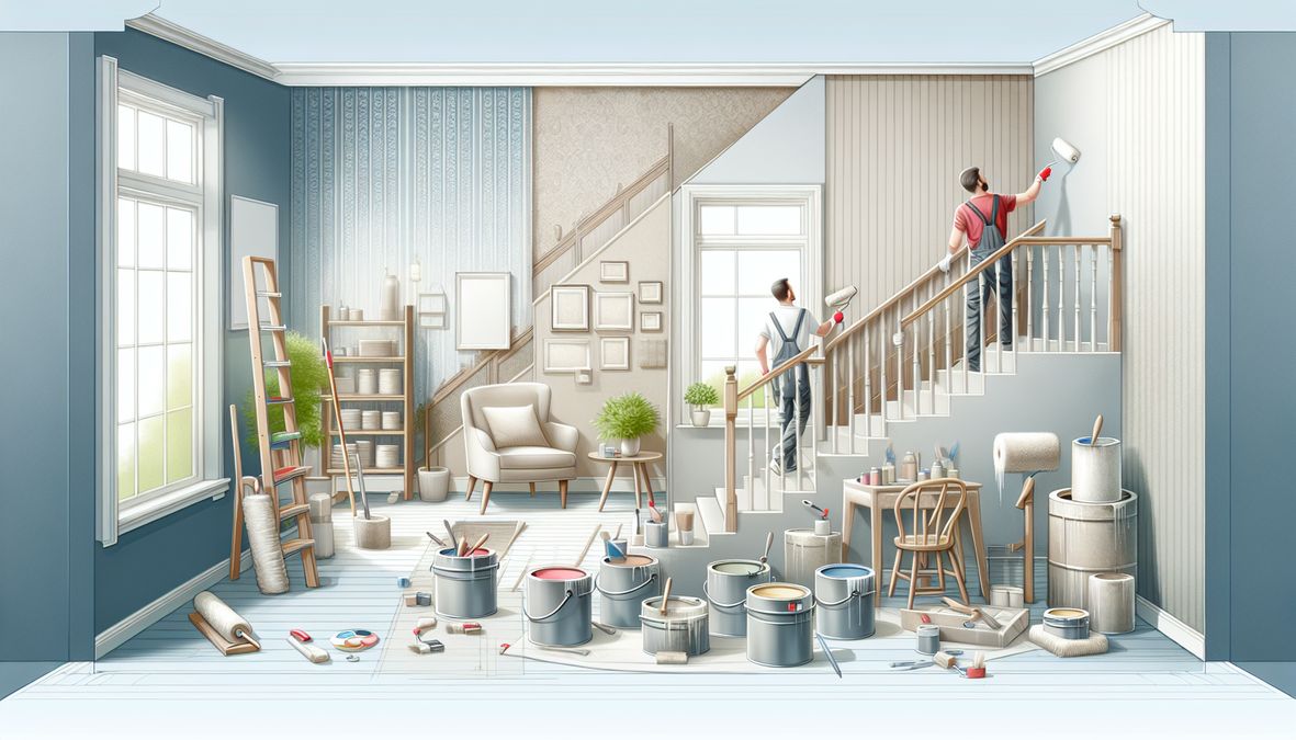 how to apply paint like a professional for interior walls in Canada