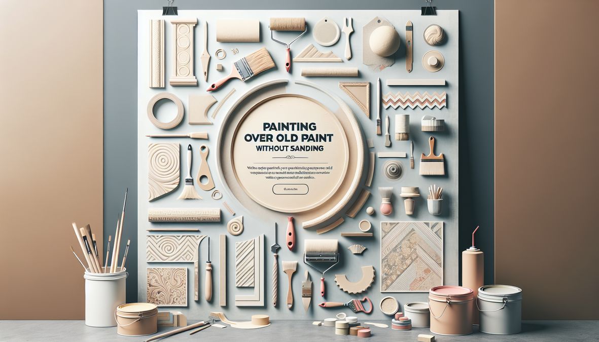 How to paint over old paint without sanding 2026