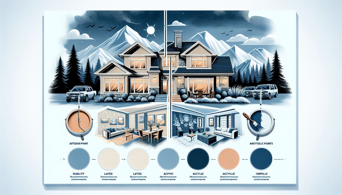latex vs acrylic paint durability comparison in Toronto homes