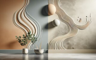 microcement vs Venetian plaster appearance comparison