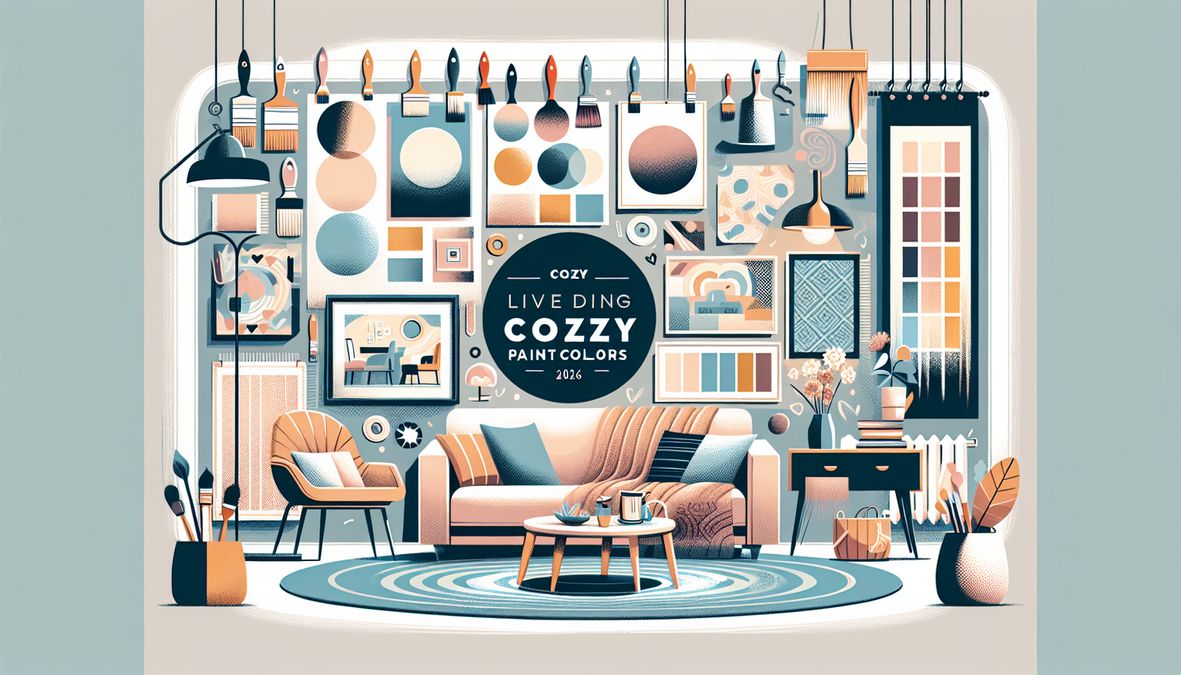 how to choose cozy living room paint colors for homes in 2026