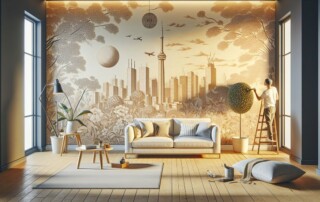 Peel and stick wallpaper advantages over traditional wallpaper in Toronto 2026