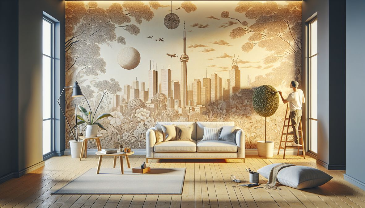Peel and stick wallpaper advantages over traditional wallpaper in Toronto 2026