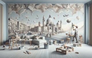 step by step guide to applying Venetian polished plaster in Toronto