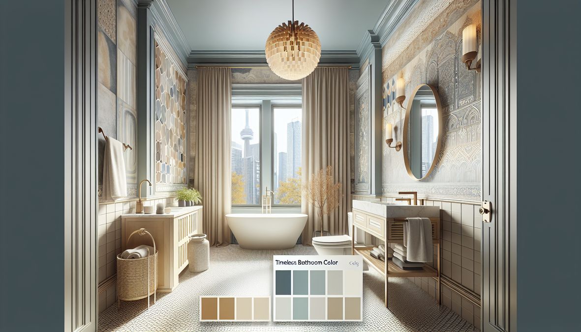 Timeless bathroom color schemes for Toronto homes