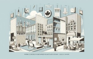why wallpaper is preferred to paint in Canadian hotel design