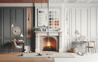 best color to paint a brick fireplace in Toronto 2026