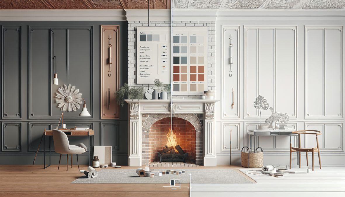 best color to paint a brick fireplace in Toronto 2026