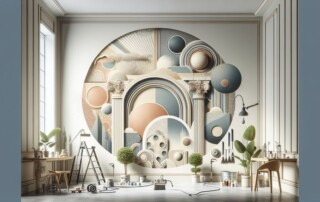 creative ways to hide damaged walls without painting in Toronto