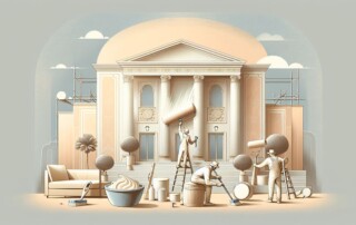 how to properly buff Venetian plaster walls for a smooth shine