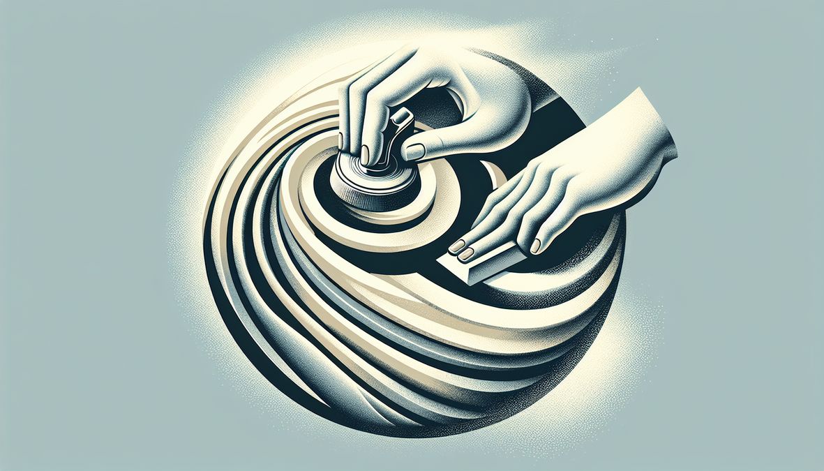 how to properly sand between coats of Venetian plaster for a smooth finish