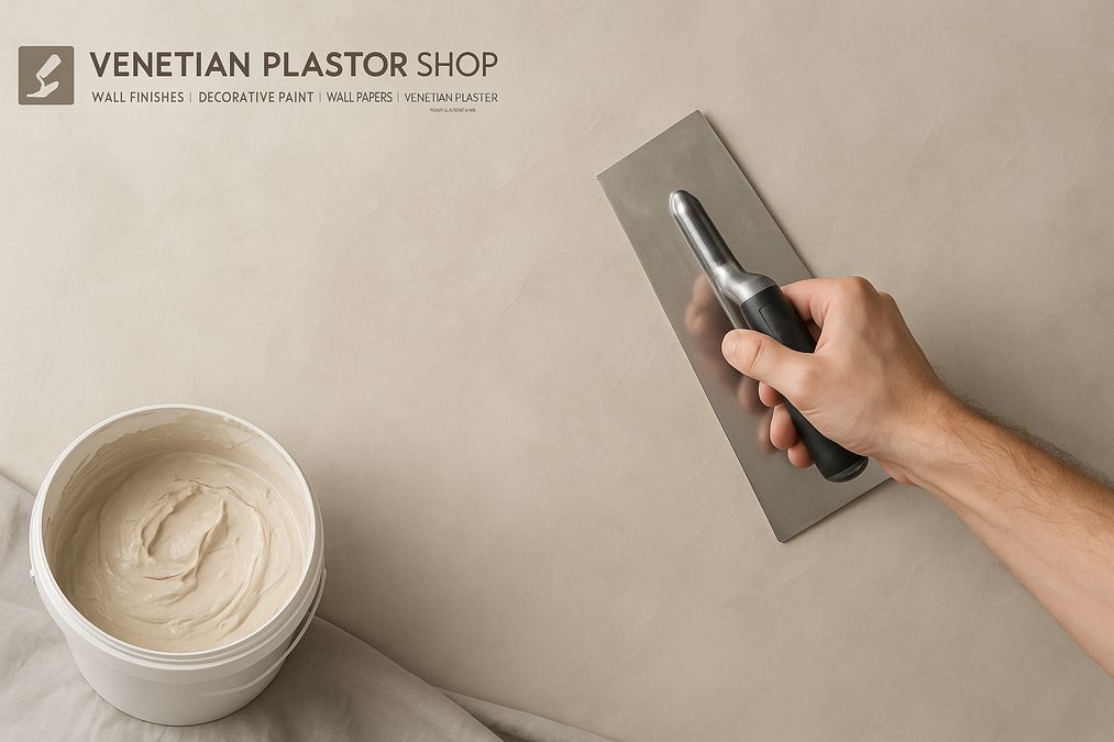 how to achieve Venetian plaster look with paint for home walls