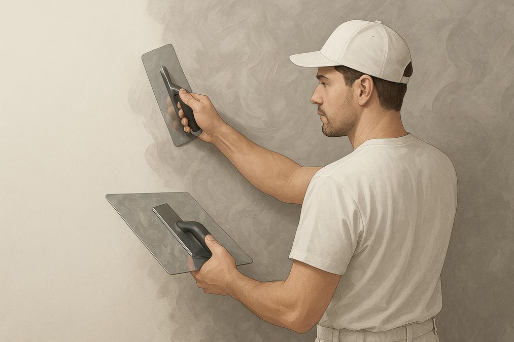 how to apply Venetian plaster step by step for home walls