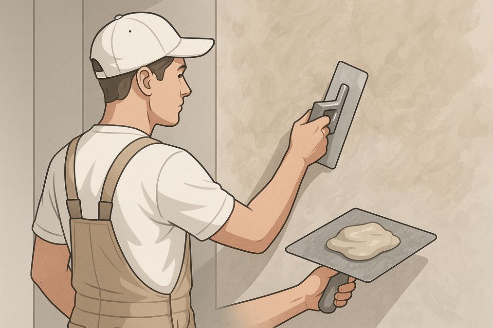 how to apply Venetian plaster step by step for home walls
