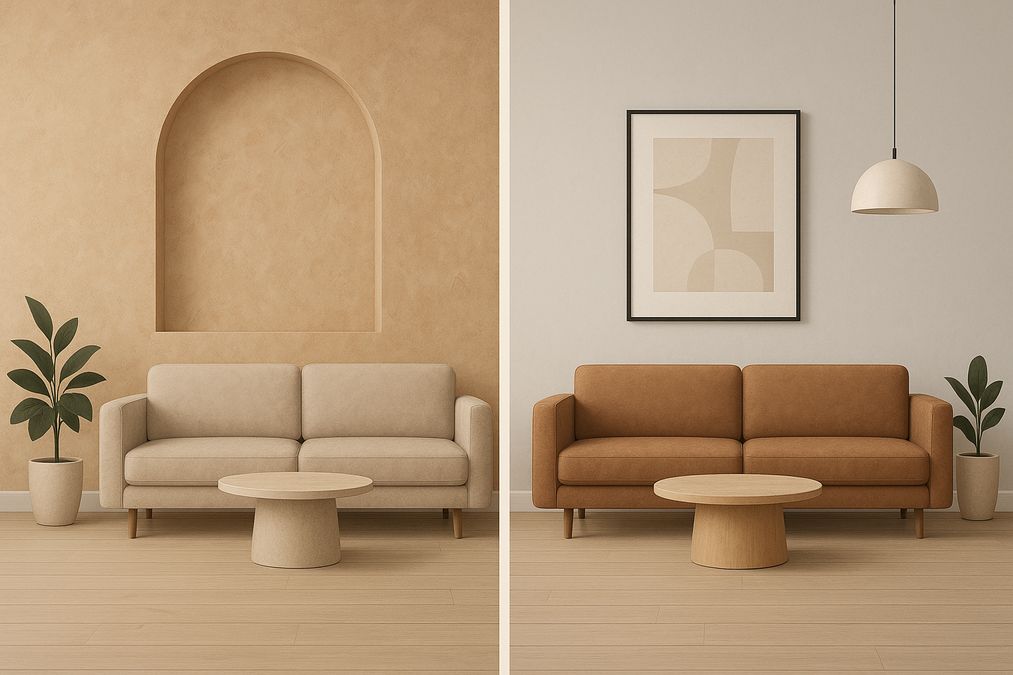 impact of interior wall design on emotional well-being vs furniture