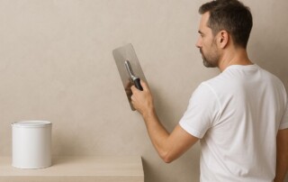 modern Venetian plaster wall finishing techniques in Toronto