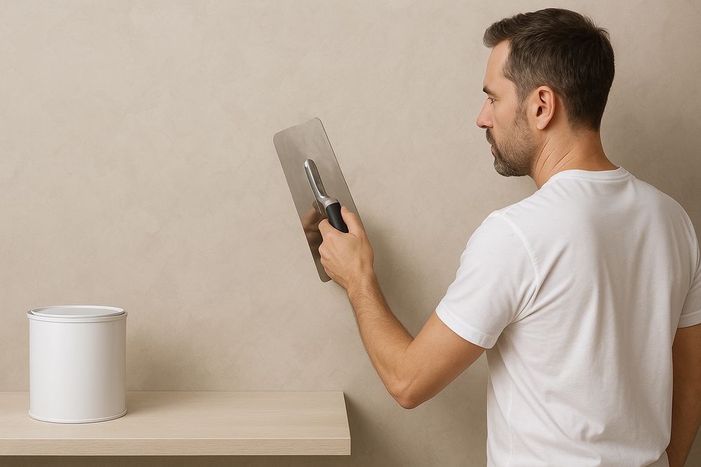 modern Venetian plaster wall finishing techniques in Toronto