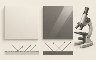 science behind matte vs glossy textures for luxury design