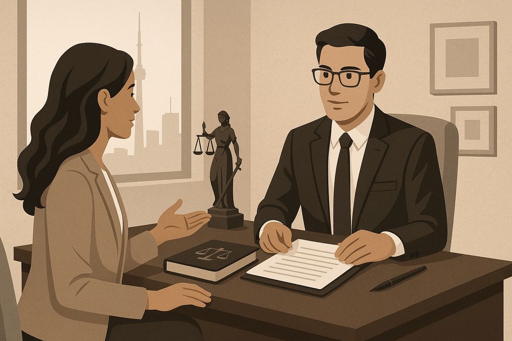 first consultation tips for clients in Toronto legal services