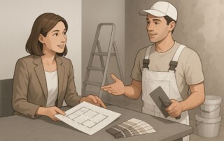 how to effectively brief a plasterer for home renovation projects