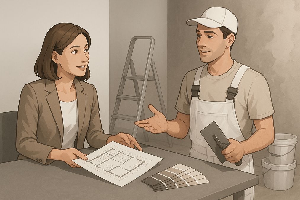 how to effectively brief a plasterer for home renovation projects