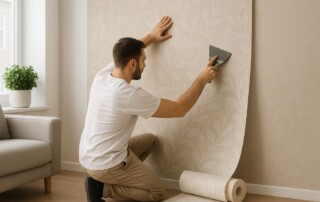 how to wallpaper a single accent wall perfectly in Toronto homes