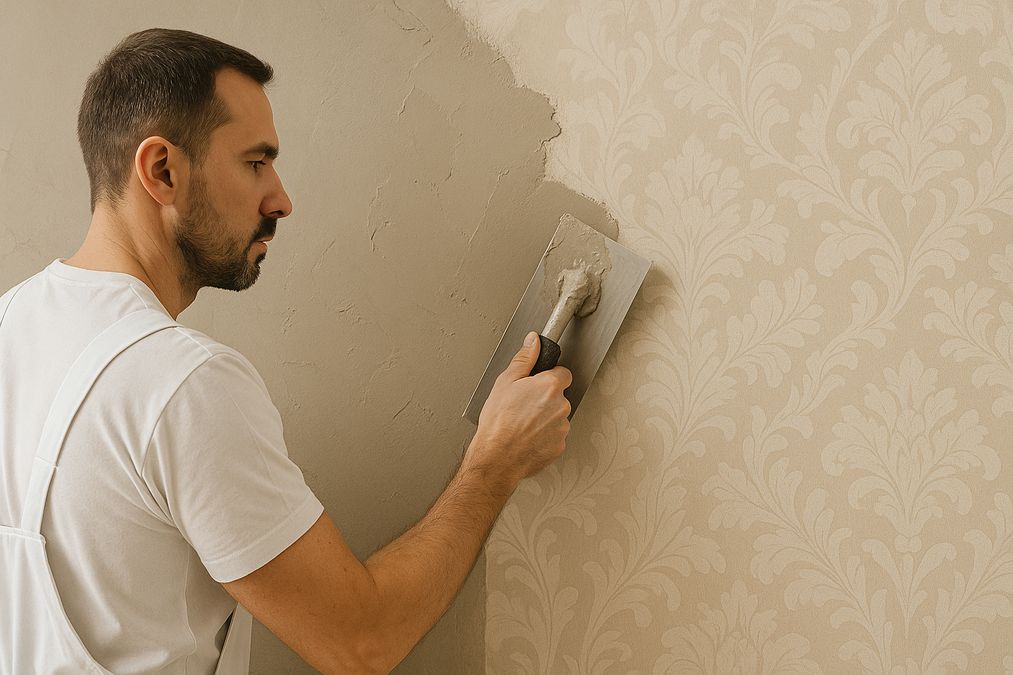 is it possible to plaster over wallpaper safely in 2026