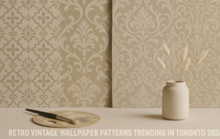 retro vintage wallpaper patterns trending in Toronto 2026