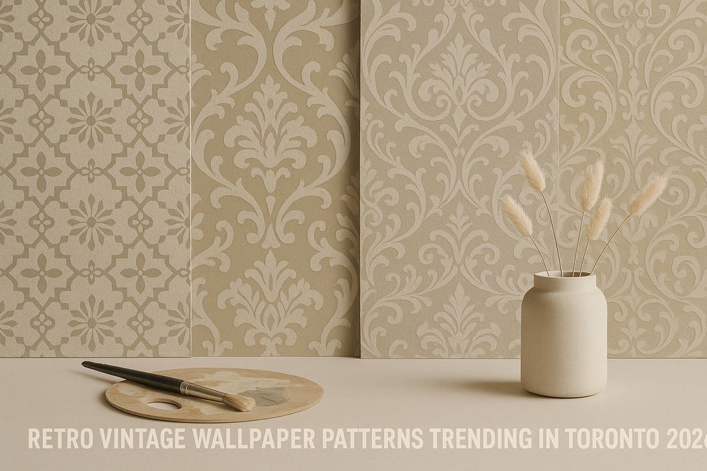 retro vintage wallpaper patterns trending in Toronto 2026