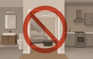 rooms not suitable for Venetian plaster in Toronto homes