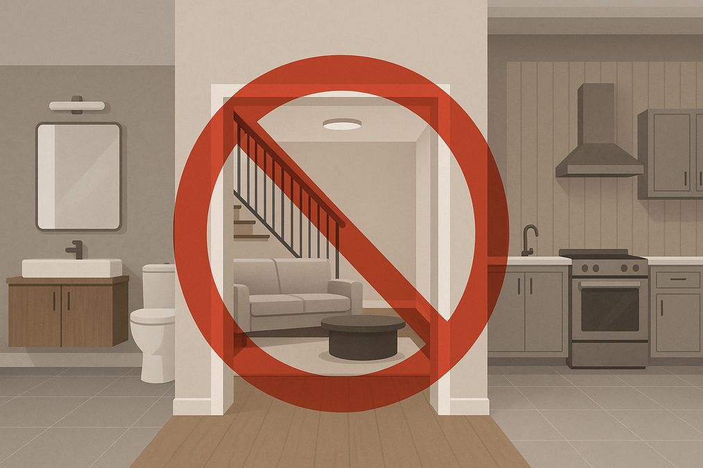 rooms not suitable for Venetian plaster in Toronto homes
