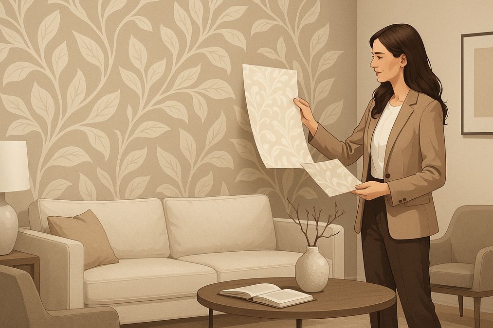 why interior designers in Canada still prefer wallpaper