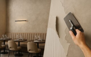 why Toronto restaurants are choosing Venetian plaster walls instead of wallpaper