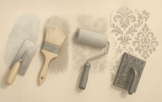 best decorative paint techniques to conceal drywall imperfections