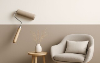 best two-tone wall painting techniques for balanced color division