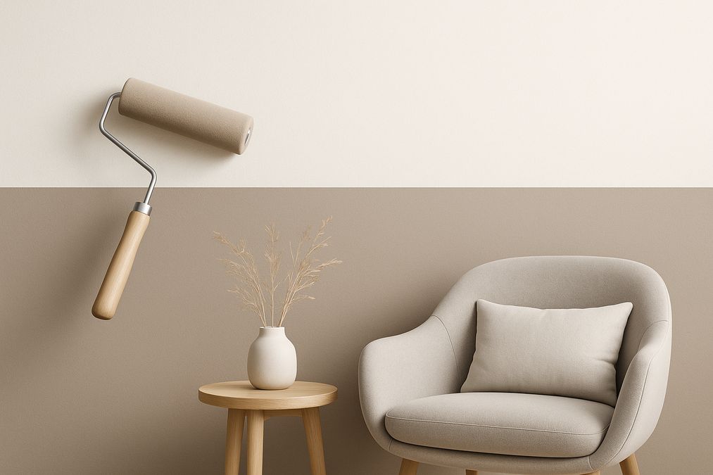 best two-tone wall painting techniques for balanced color division